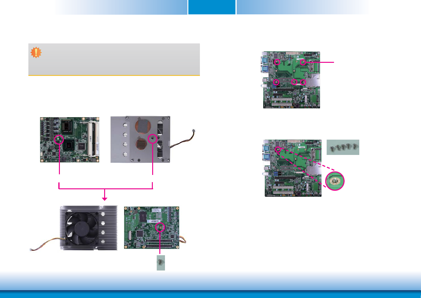 Installing hr902 -b/bl series onto a carrier board, Chapter 3 | DFI HR902-B User Manual | Page 28 / 75