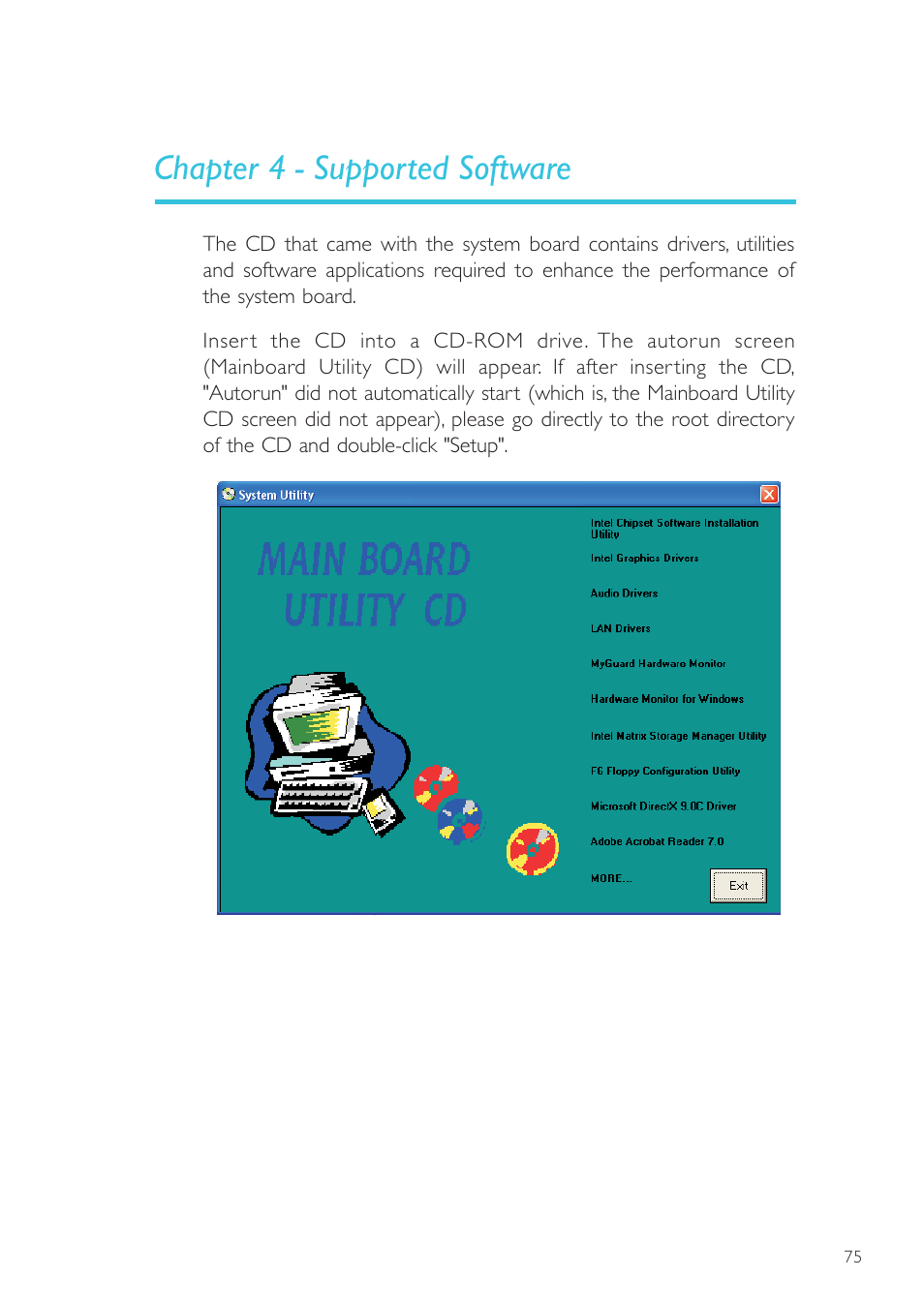 Chapter 4 - supported software | DFI NP900-B16C User Manual | Page 75 / 121