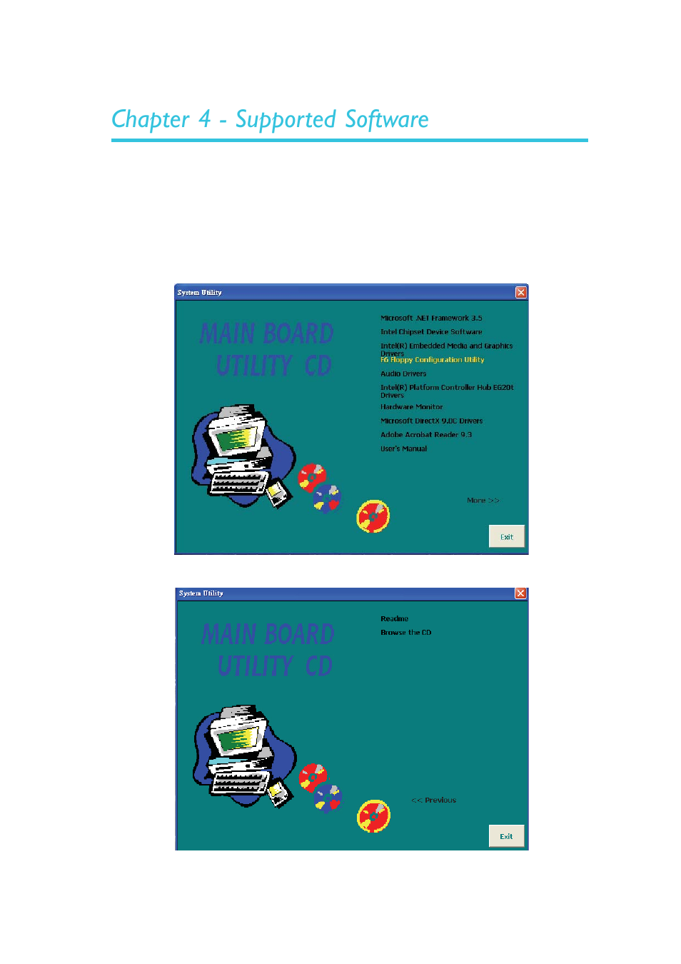 Chapter 4 - supported software | DFI QB700-B User Manual | Page 41 / 73