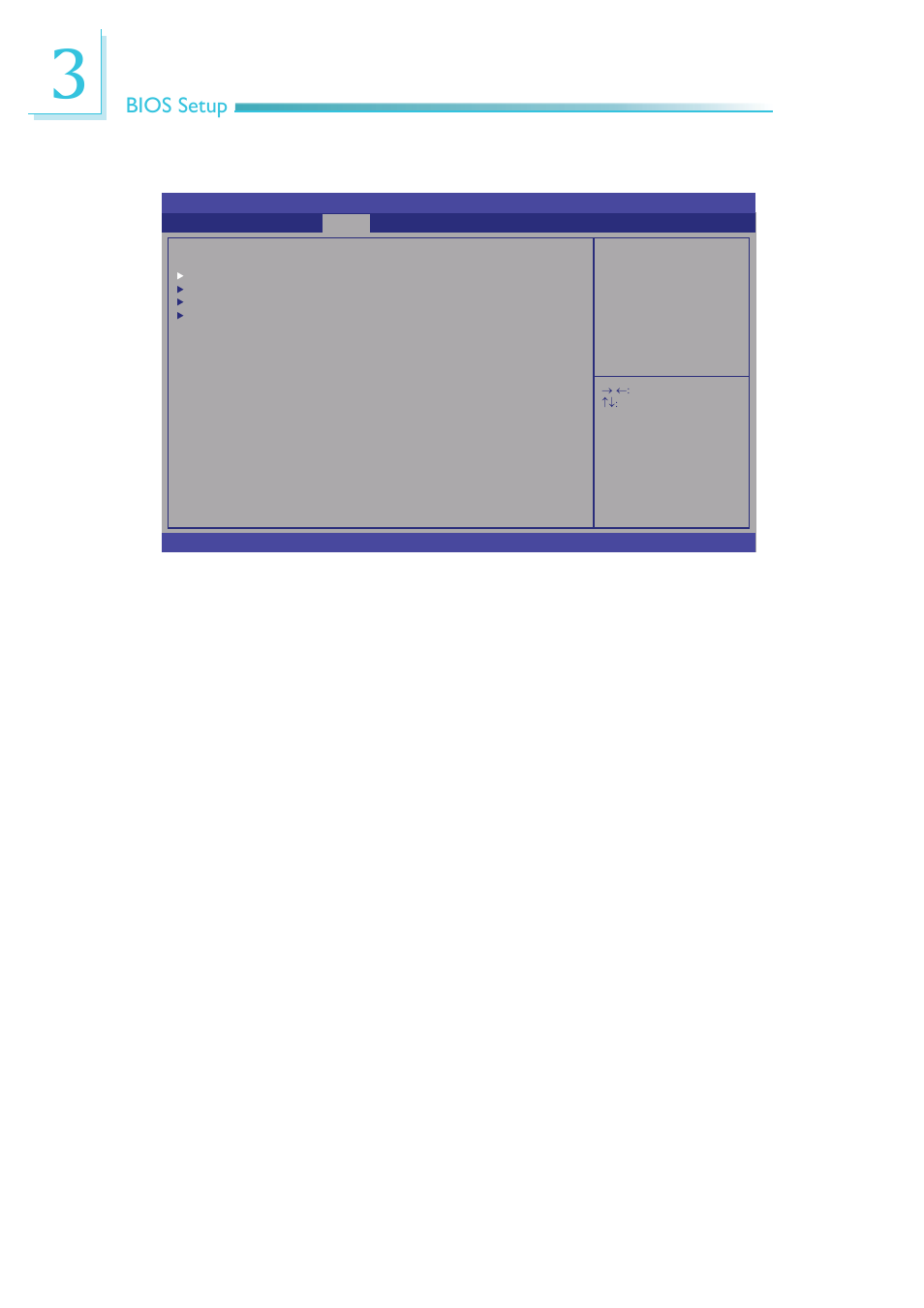 Bios setup | DFI QB701-B User Manual | Page 38 / 73