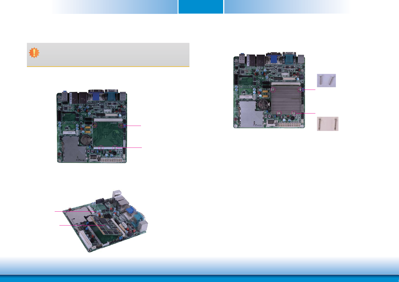 Installing qb702-b series onto a carrier board, Chapter 2 | DFI QB702-B User Manual | Page 19 / 47