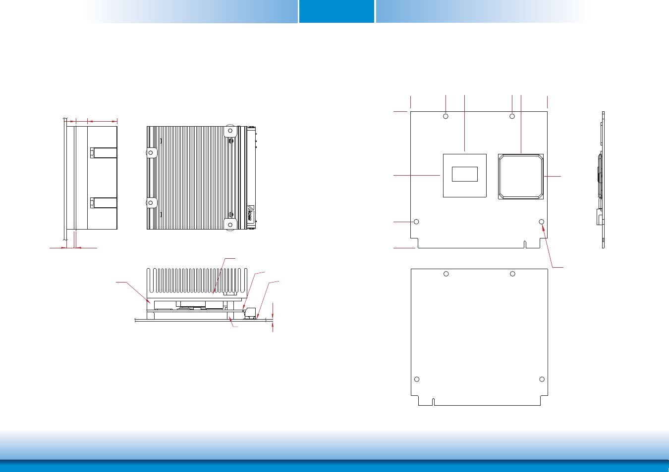 Mechanical diagram, Chapter 2 mechanical diagram | DFI QB702-B User Manual | Page 9 / 47