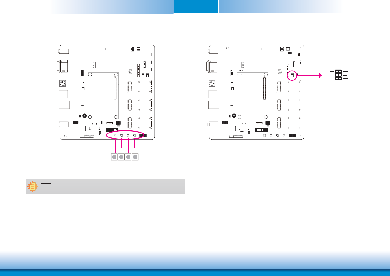 Chapter 2, Switches, Serial interface connector | DFI COM100-B User Manual | Page 27 / 32