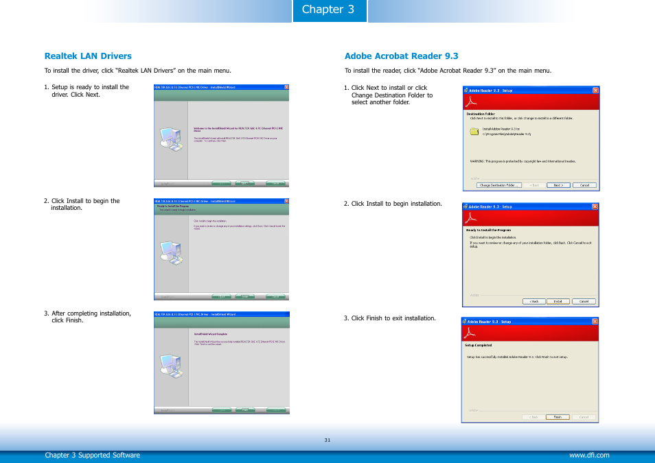 Chapter 3 | DFI Q7-100 User Manual | Page 31 / 31