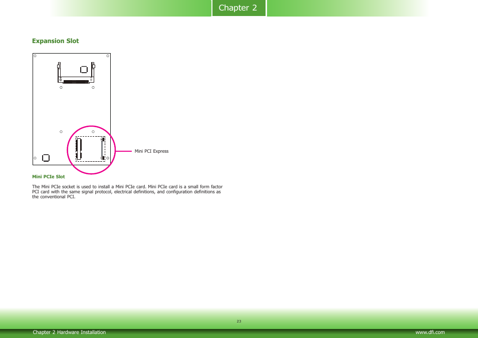 Chapter 2 | DFI CD951-C series User Manual | Page 23 / 55