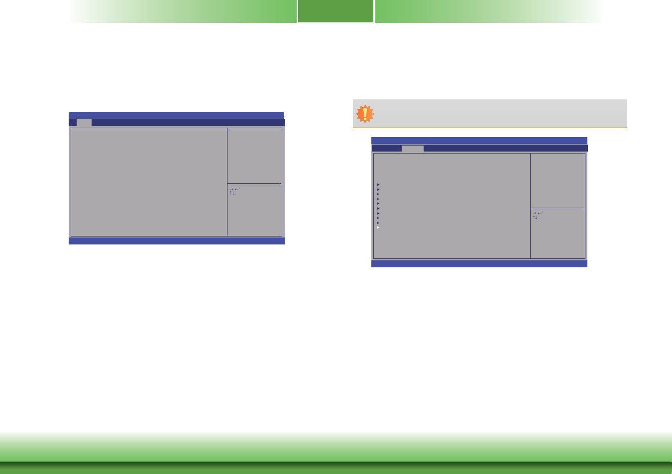 Chapter 3 main, Ami bios setup utility advanced | DFI CD951-C series User Manual | Page 25 / 55