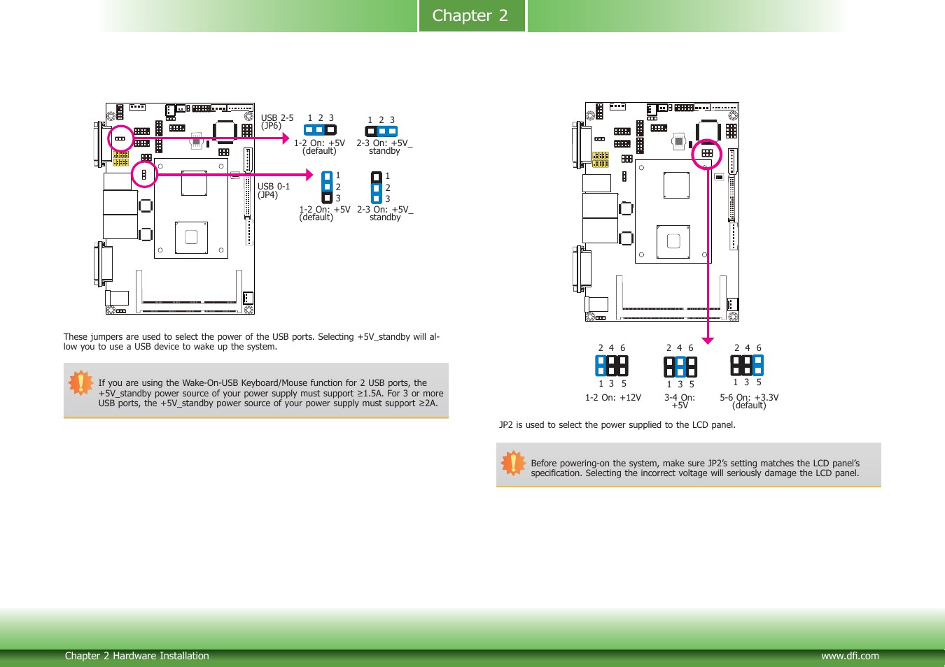 Chapter 2 | DFI CD951-C2600 User Manual | Page 11 / 54