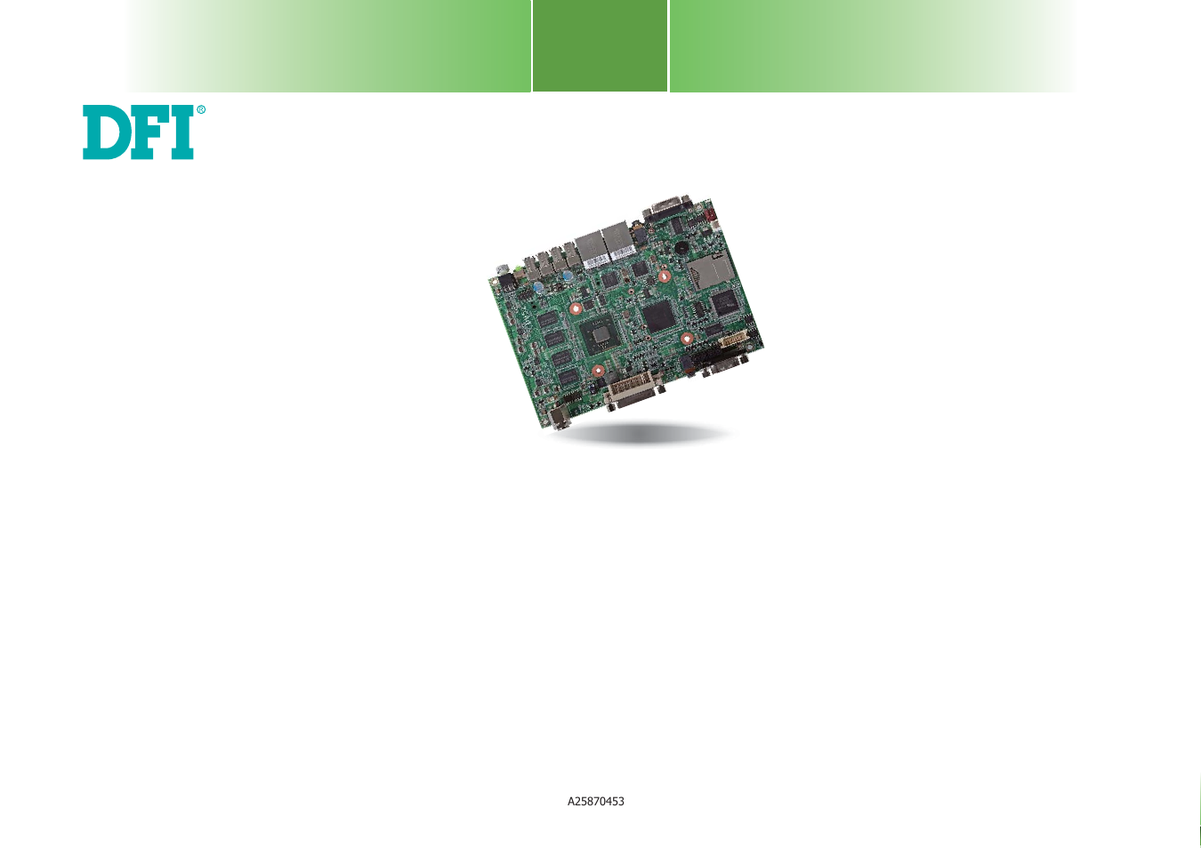 DFI CD952 series User Manual | 69 pages