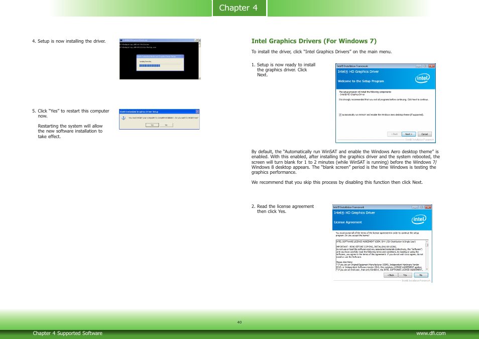 Chapter 4 | DFI CD952 series User Manual | Page 40 / 69