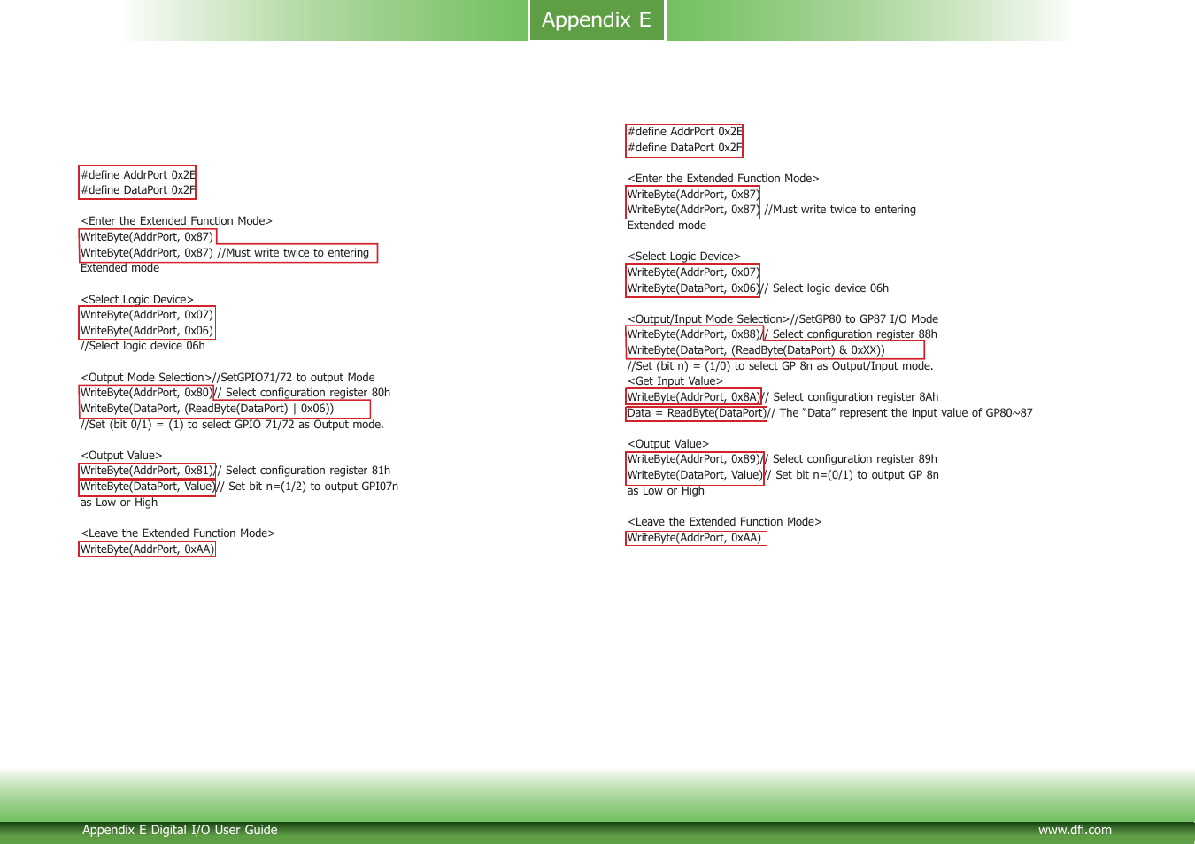 Appendix e | DFI CD952 series User Manual | Page 64 / 69