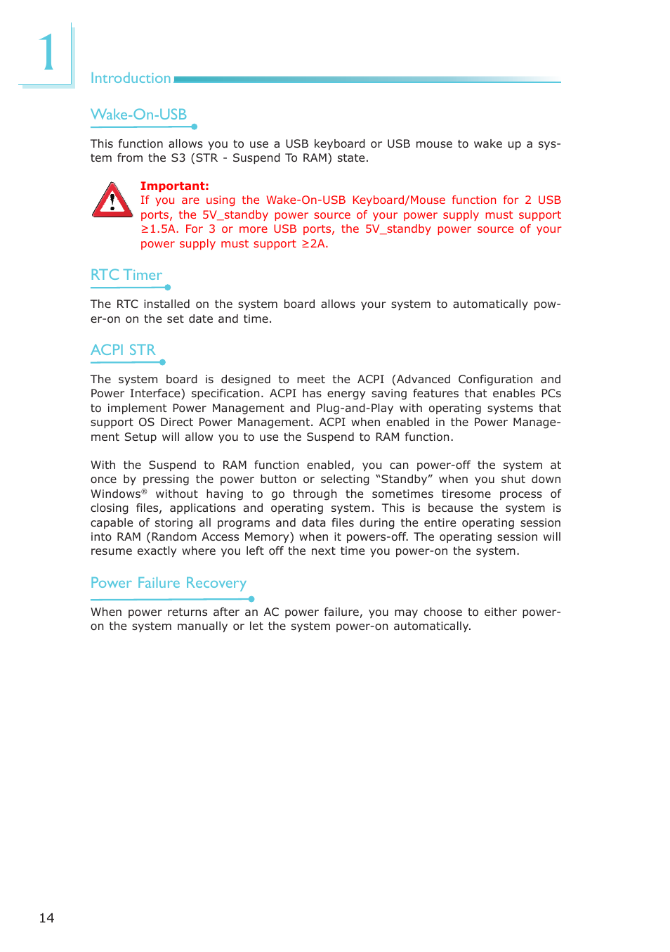 DFI NP951-B16C User Manual | Page 14 / 129