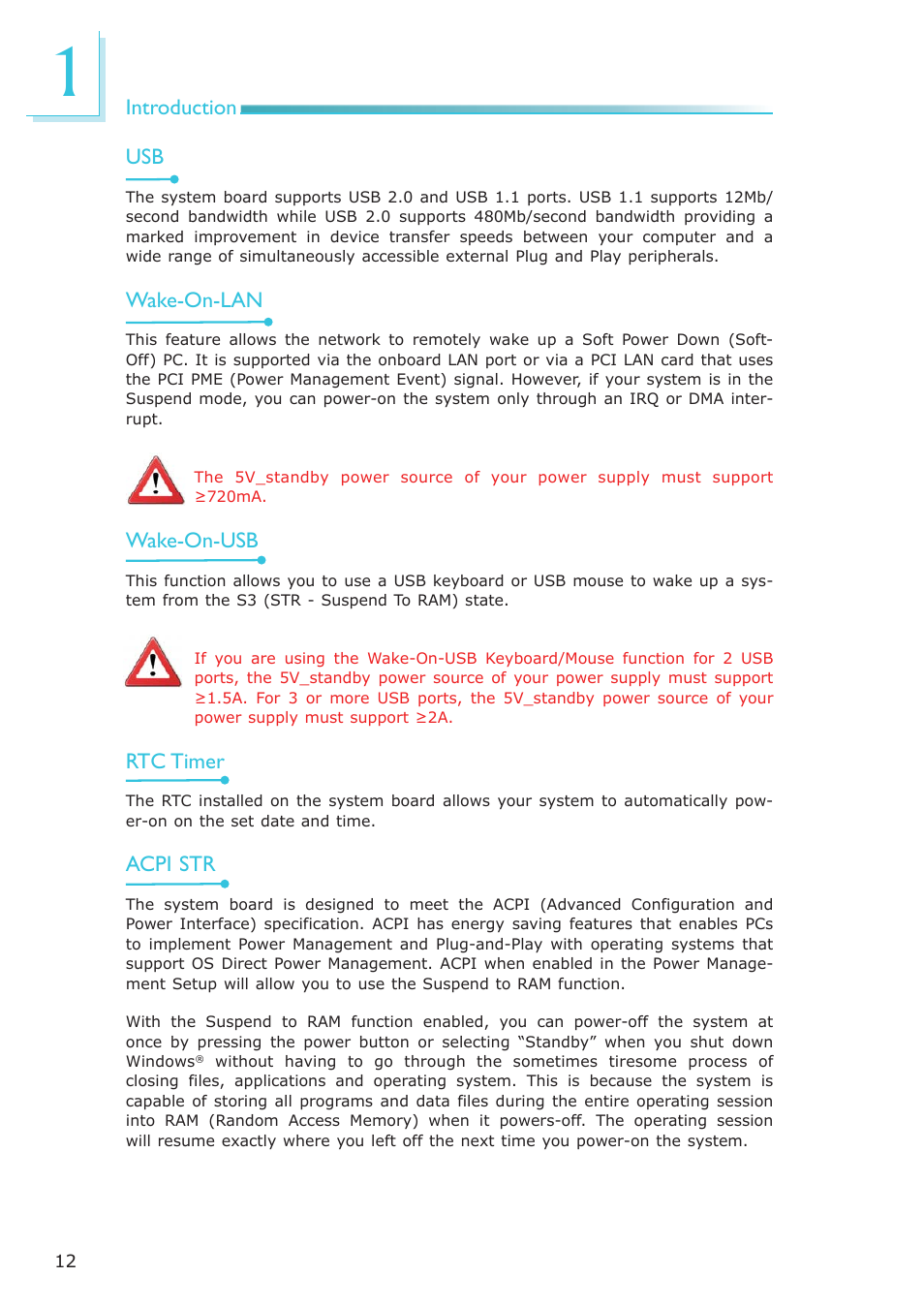 DFI OT951-D series User Manual | Page 12 / 107