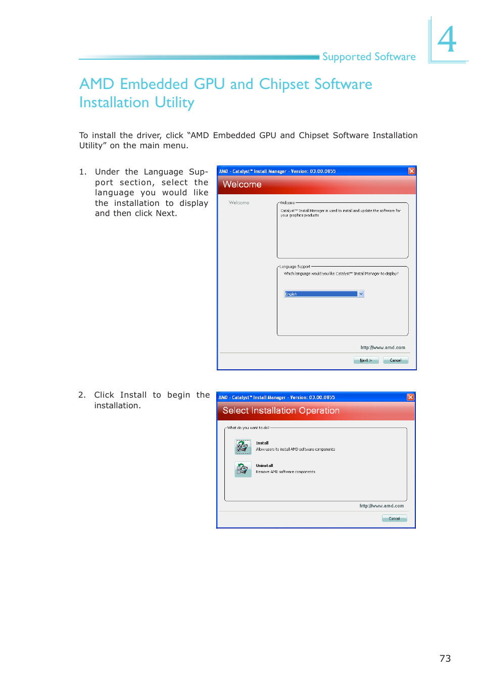 DFI OT951-D series User Manual | Page 73 / 107