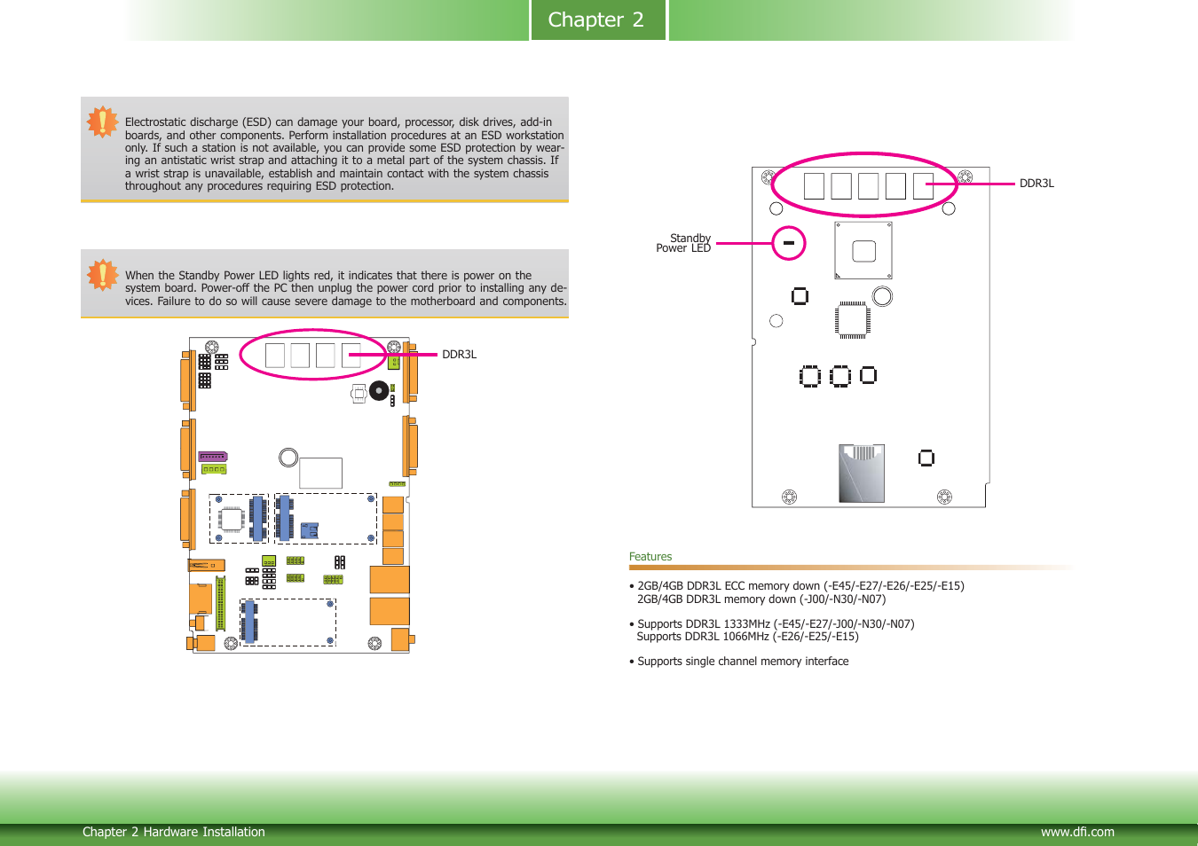 System memory | DFI BT253 User Manual | Page 11 / 62