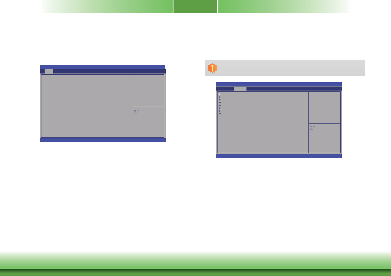 Chapter 3 main, Ami bios setup utility, Advanced | DFI PIC-H61 User Manual | Page 27 / 60