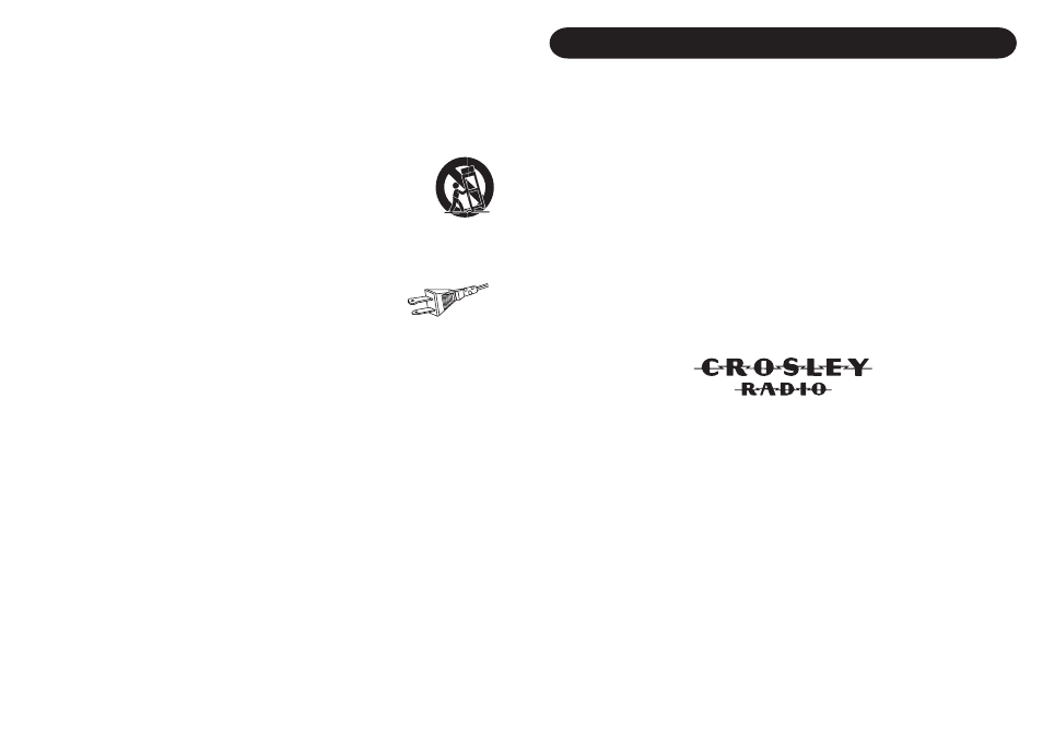 Important safety instruction, Warranty | Crosley Radio Bubbler iJuke CR16 User Manual | Page 2 / 6