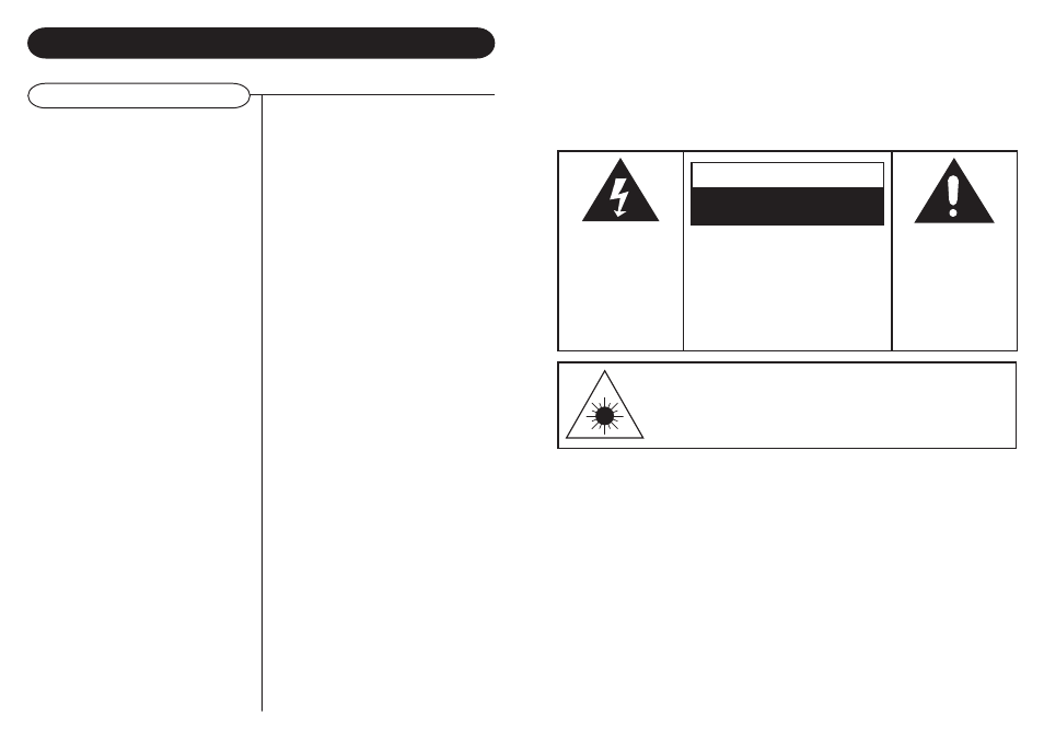 Warning, Caution, General | Specification | Crosley Radio Bubbler iJuke CR16 User Manual | Page 3 / 6