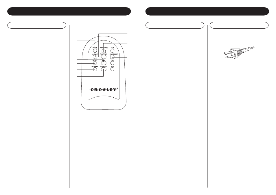 Control locators, Getting started, Remote controls | Unpacking, Power source | Crosley Radio Bubbler iJuke CR16 User Manual | Page 6 / 6