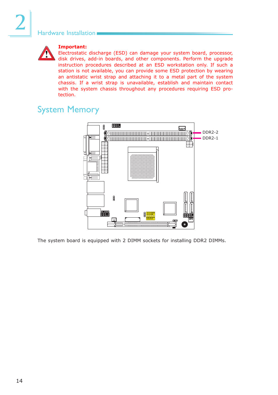 System memory | DFI AR100-DR User Manual | Page 14 / 112