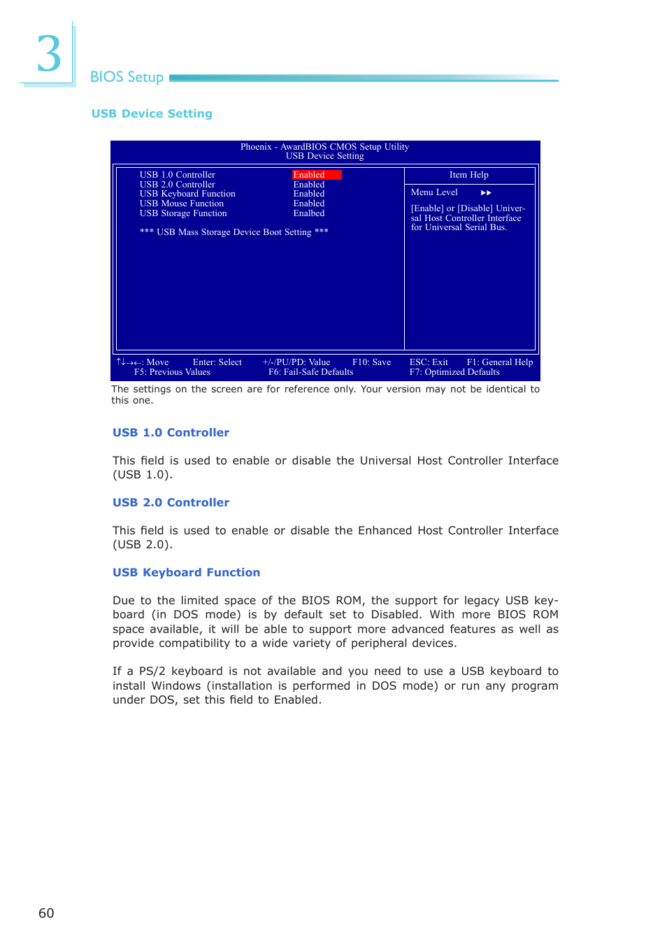 Bios setup | DFI AR100-DR User Manual | Page 60 / 112