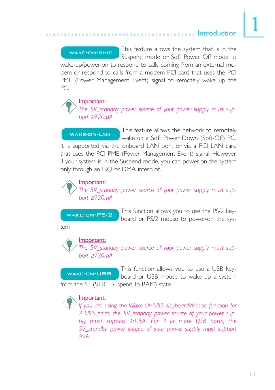 DFI BL100-NE/-PE User Manual | Page 11 / 127