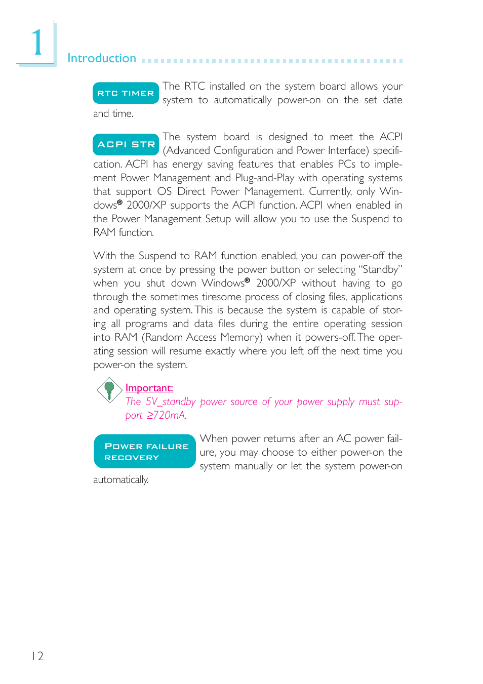 Introduction | DFI BL100-NE/-PE User Manual | Page 12 / 127