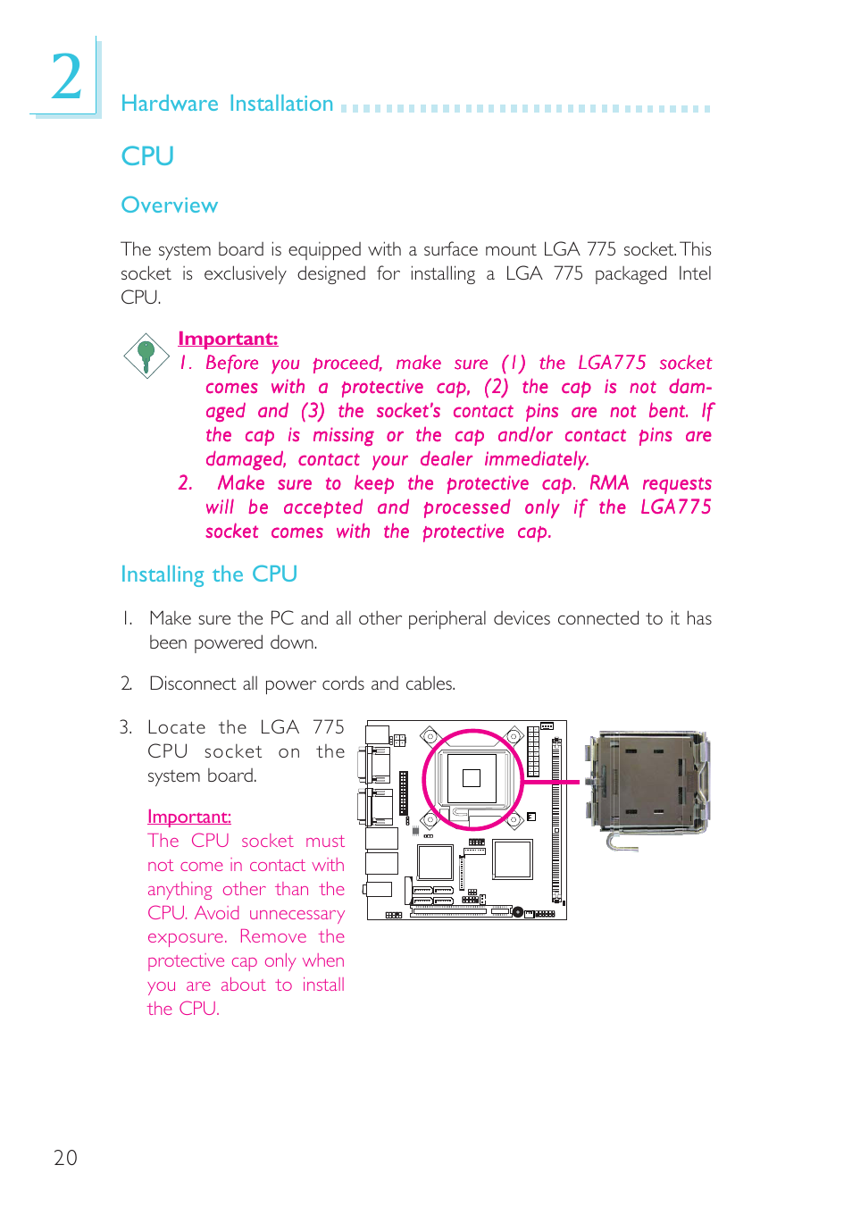DFI BL100-NE/-PE User Manual | Page 20 / 127