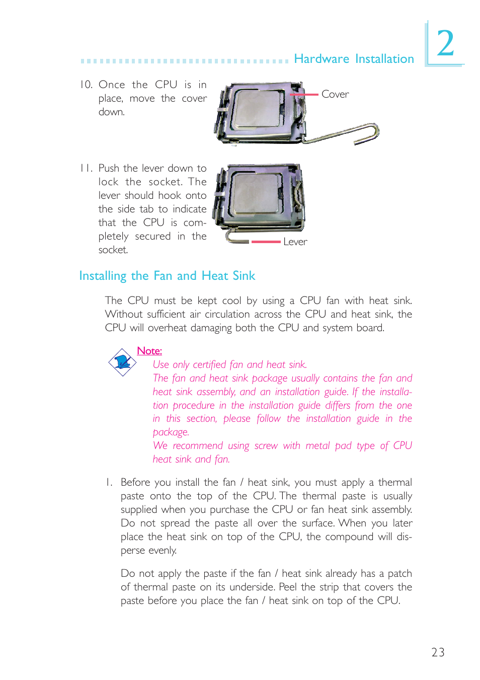 DFI BL100-NE/-PE User Manual | Page 23 / 127