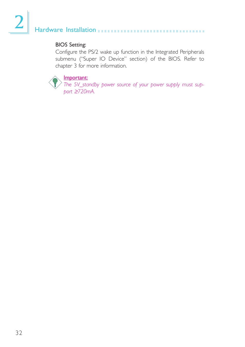 DFI BL100-NE/-PE User Manual | Page 32 / 127