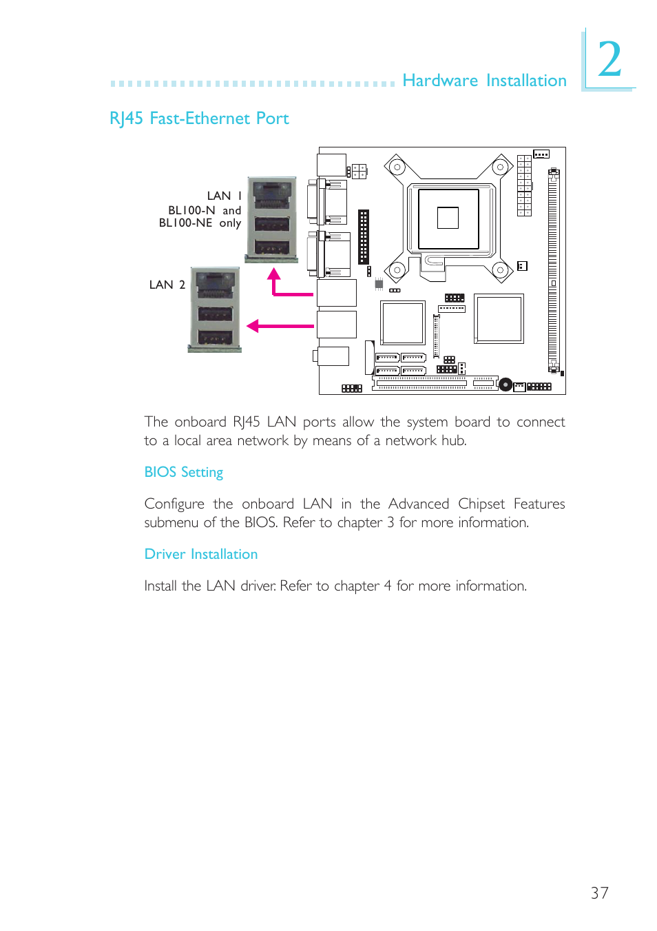 DFI BL100-NE/-PE User Manual | Page 37 / 127