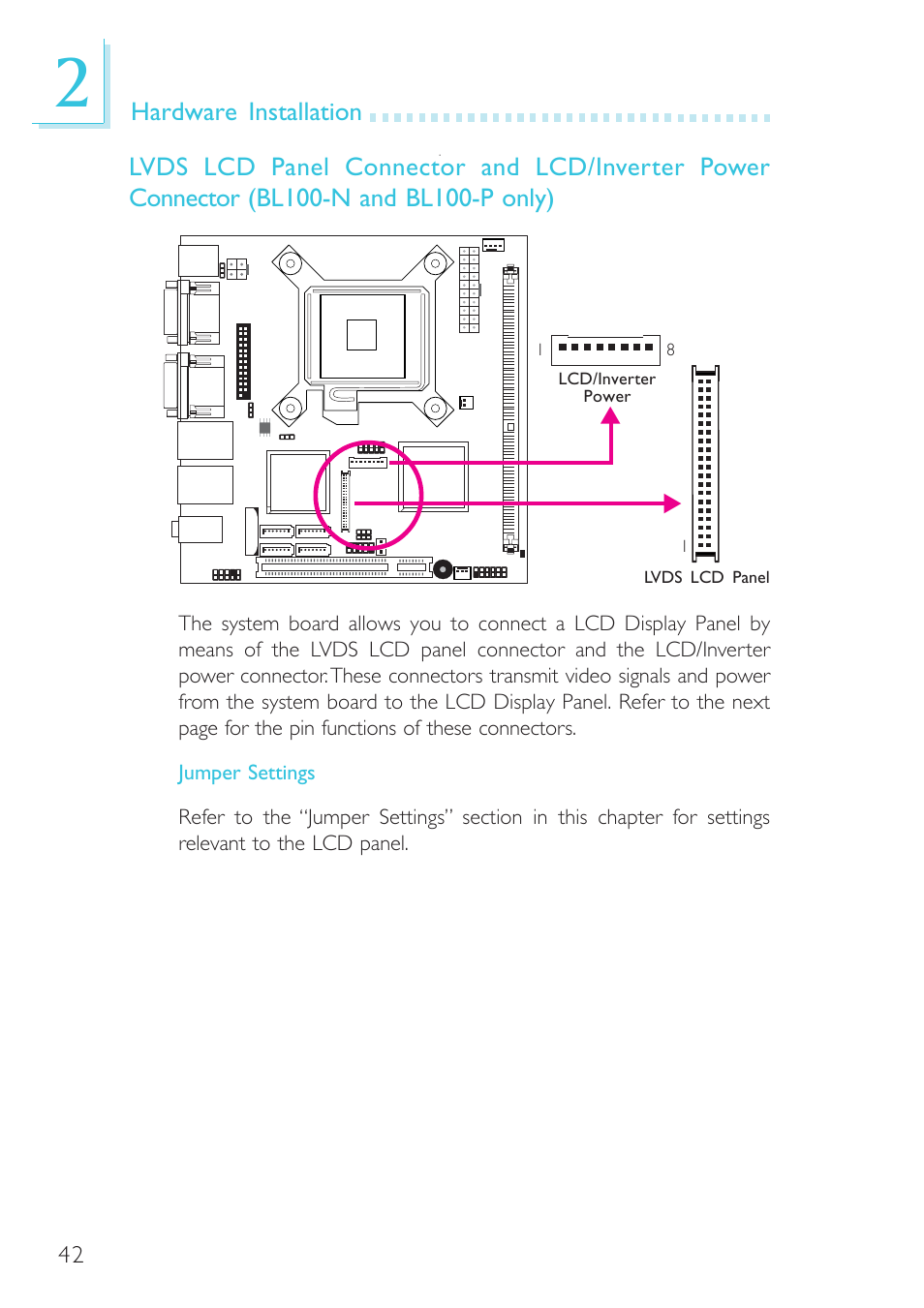 DFI BL100-NE/-PE User Manual | Page 42 / 127