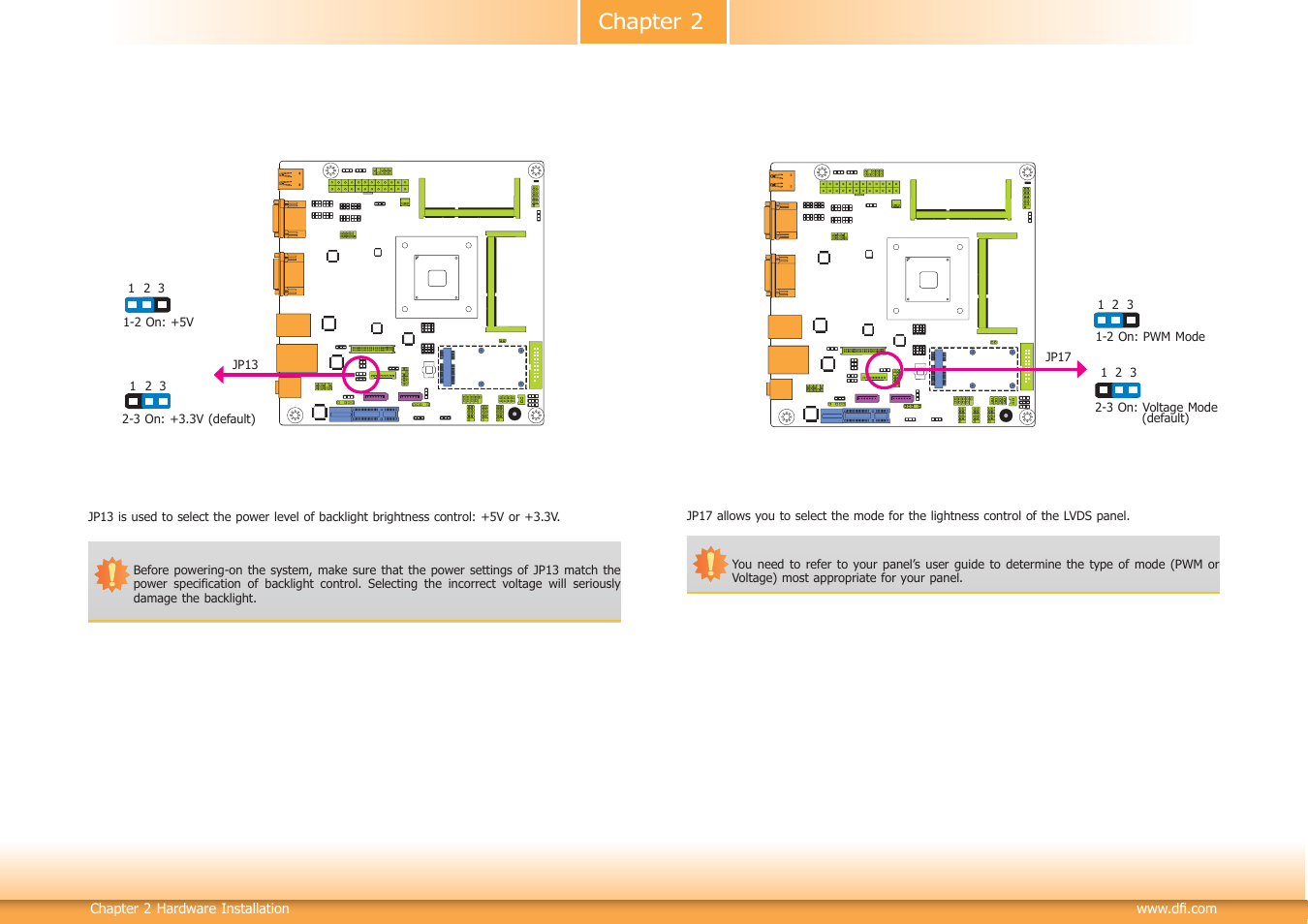 Chapter 2 | DFI BT100 User Manual | Page 15 / 71
