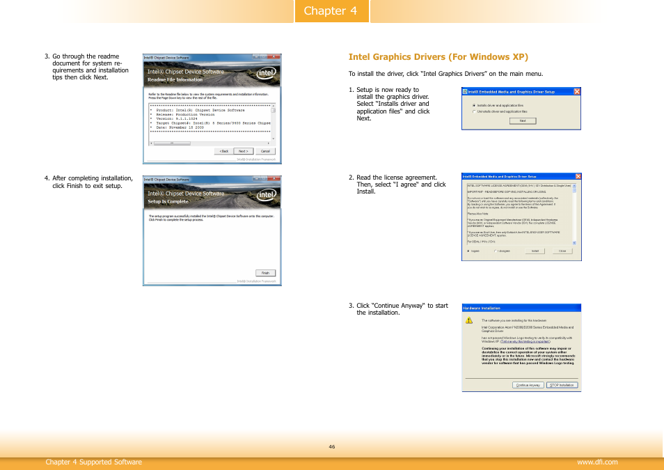 Chapter 4 | DFI CD101-N User Manual | Page 46 / 69