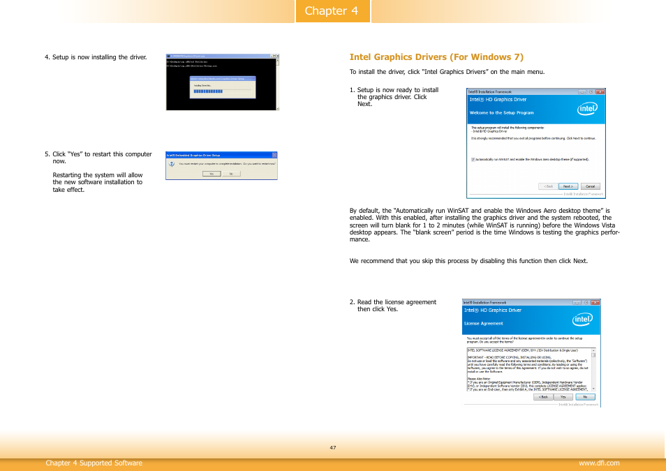 Chapter 4 | DFI CD101-N User Manual | Page 47 / 69