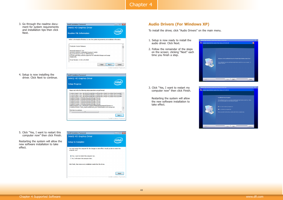 Chapter 4 | DFI CD101-N User Manual | Page 48 / 69