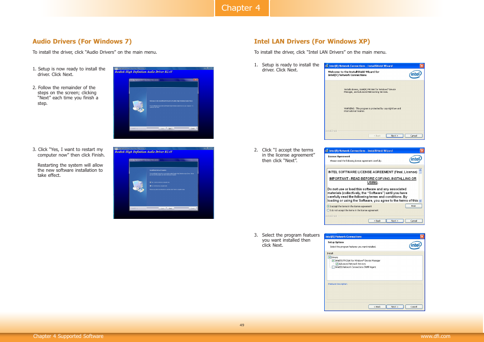 Chapter 4 | DFI CD101-N User Manual | Page 49 / 69