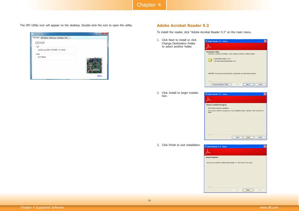 Chapter 4 | DFI CD101-N User Manual | Page 55 / 69