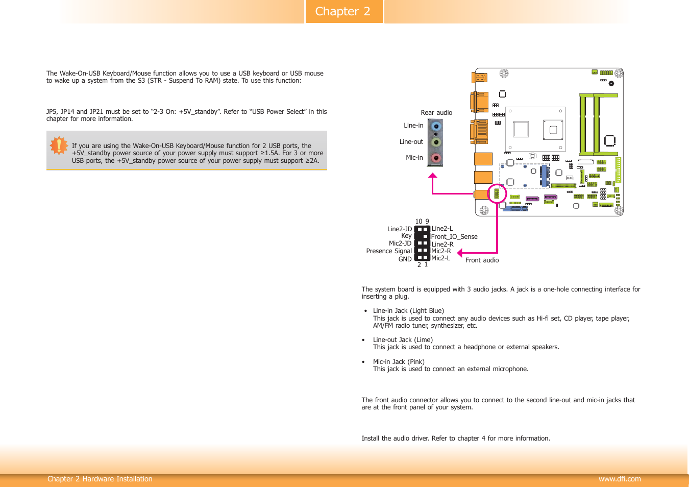 Chapter 2 | DFI CD102 Series User Manual | Page 24 / 76