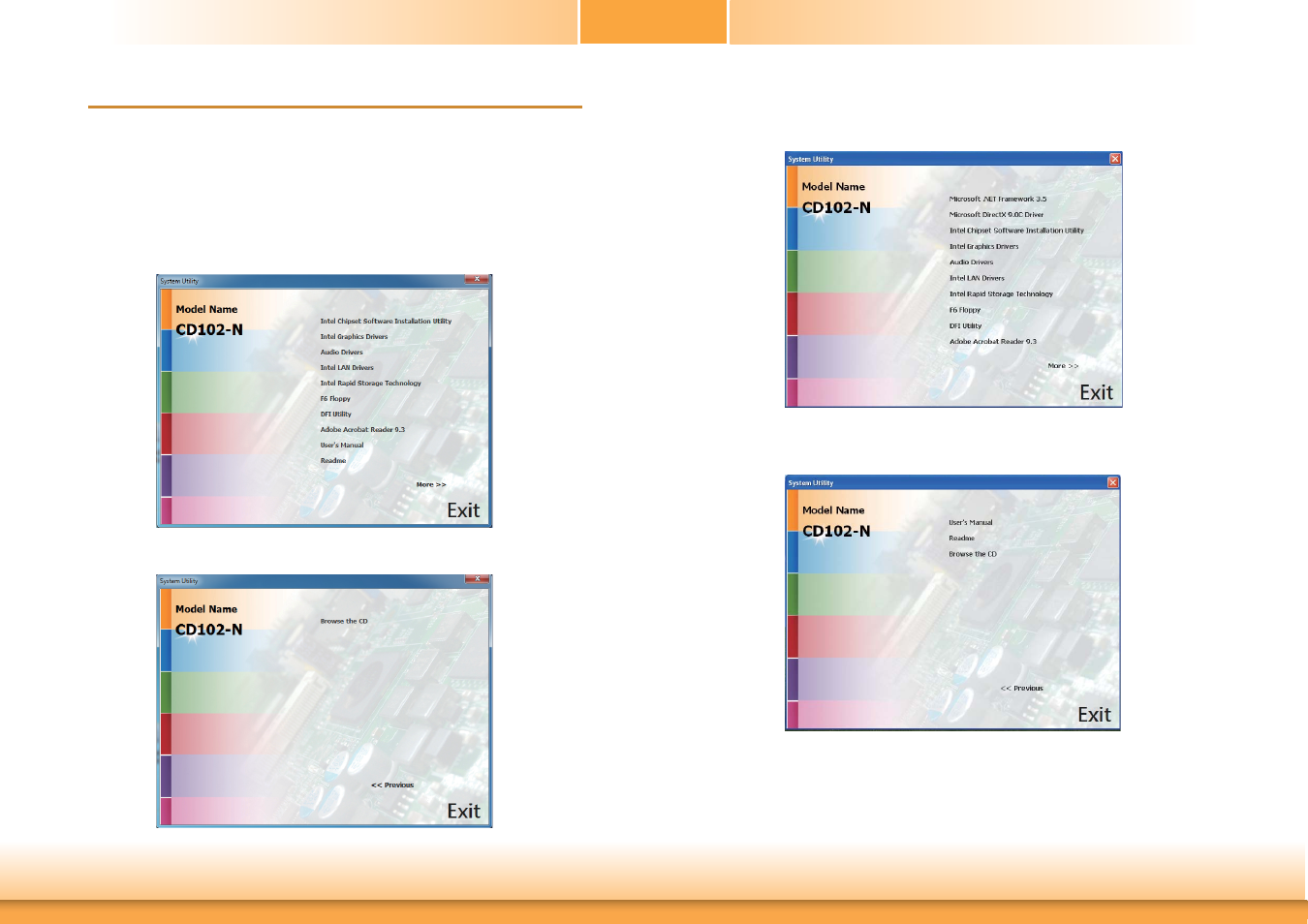 Chapter 4 - supported software, Chapter 4 chapter 4 - supported software | DFI CD102 Series User Manual | Page 49 / 76