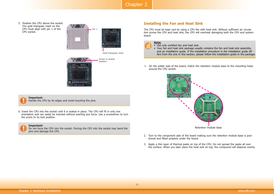 Chapter 2 | DFI CM100-C User Manual | Page 12 / 70