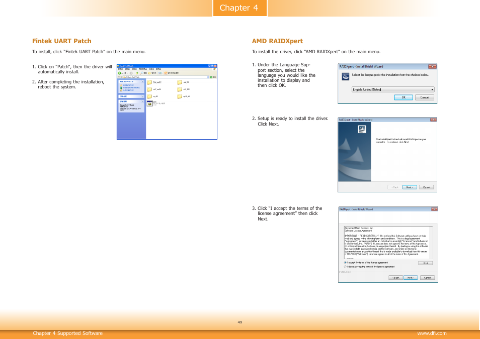 Chapter 4 | DFI CM100-C User Manual | Page 49 / 70