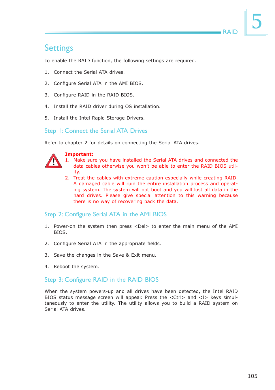 Settings | DFI CP100-NRM User Manual | Page 105 / 150