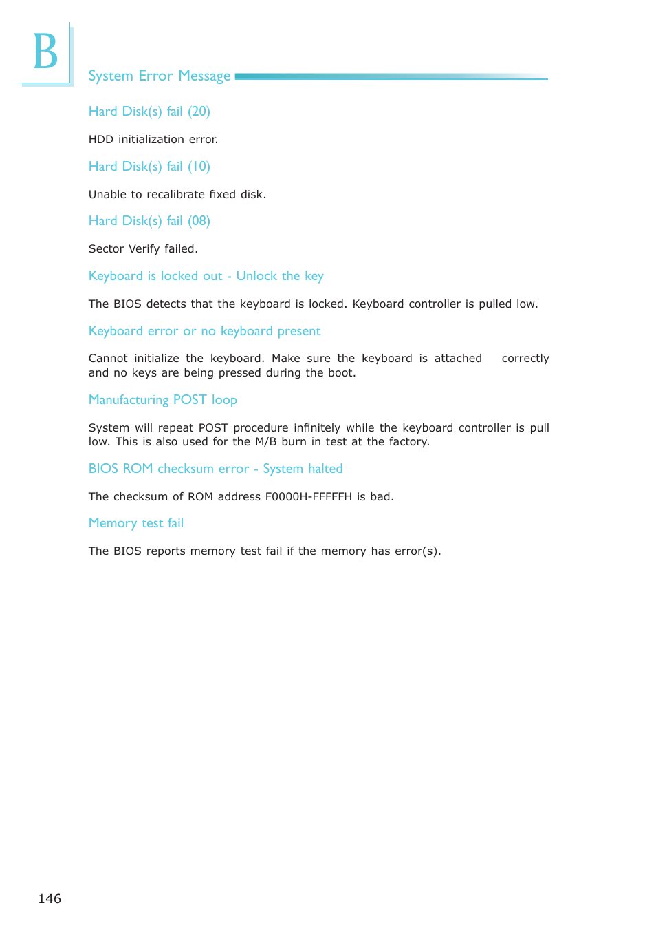DFI CP100-NRM User Manual | Page 146 / 150