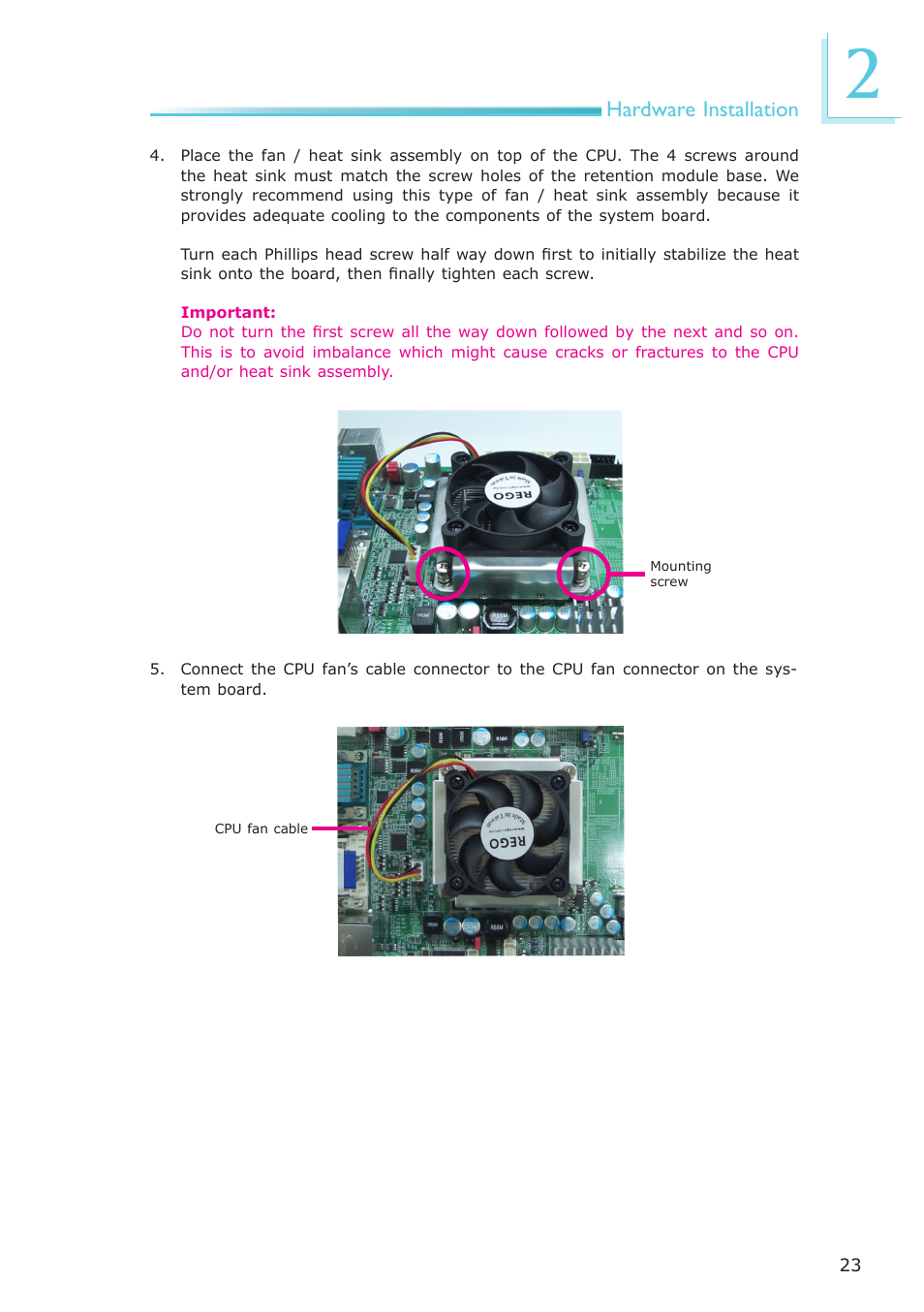 DFI CP100-NRM User Manual | Page 23 / 150