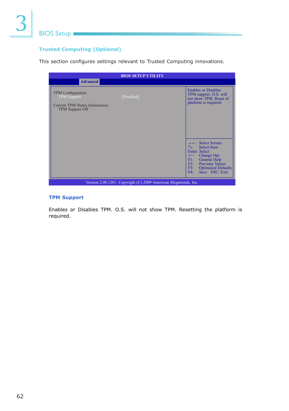 Bios setup | DFI CP100-NRM User Manual | Page 62 / 150