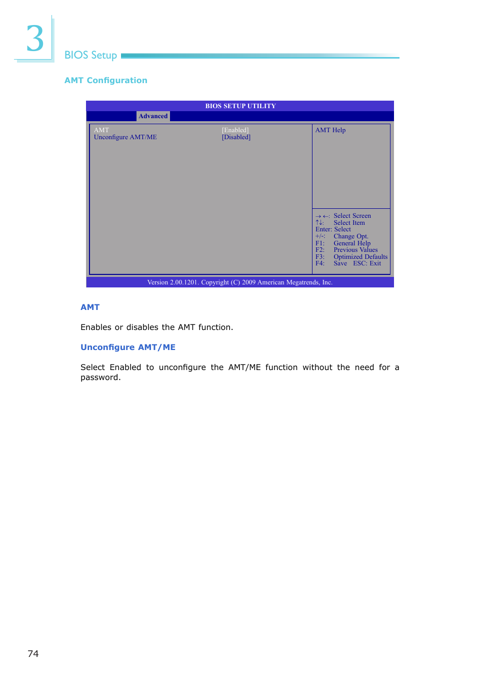 Bios setup | DFI CP100-NRM User Manual | Page 74 / 150