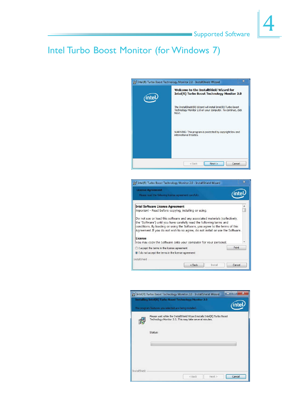 Intel turbo boost monitor (for windows 7) | DFI CR100-CRM User Manual | Page 107 / 177