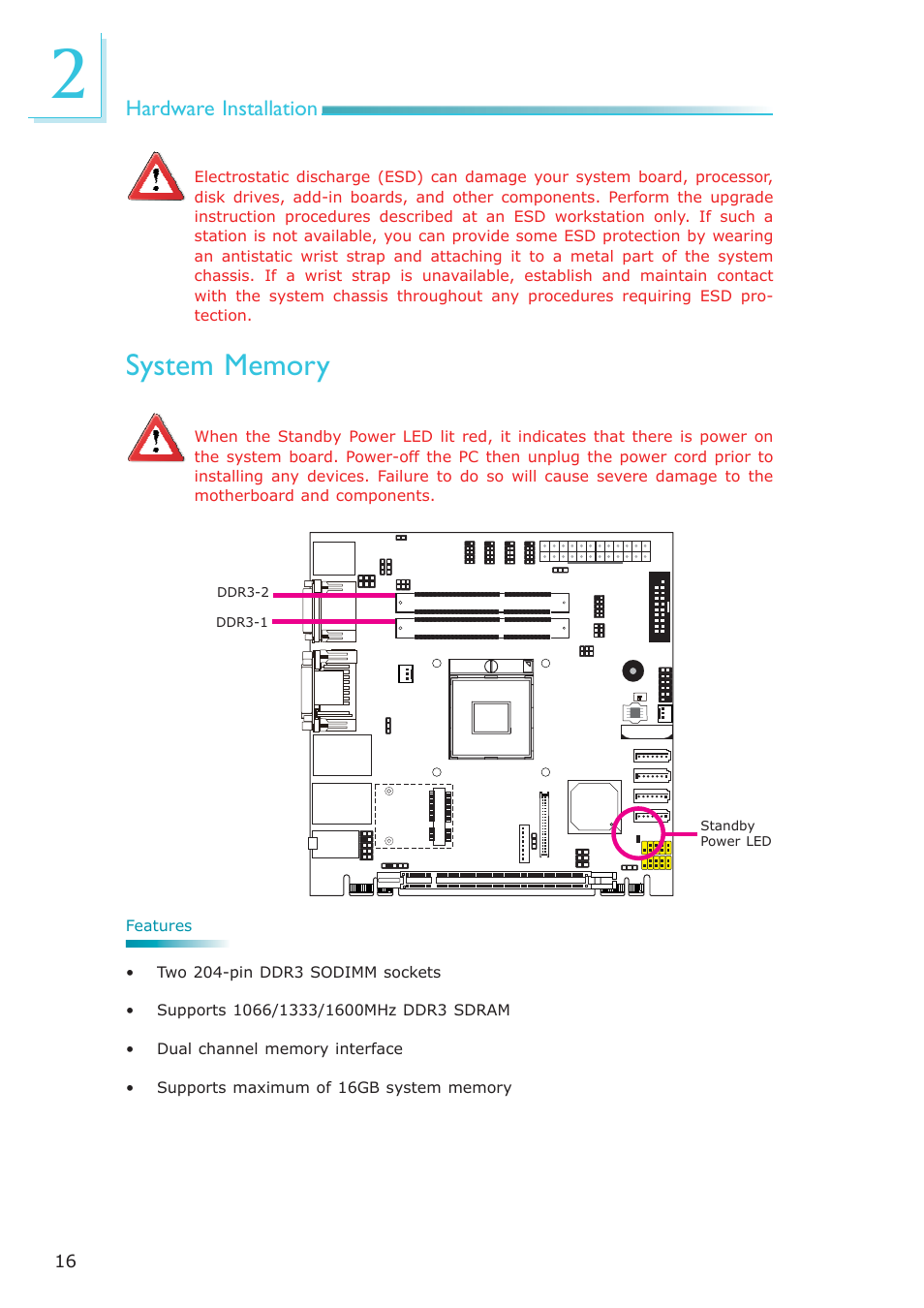 System memory | DFI CR100-CRM User Manual | Page 16 / 177