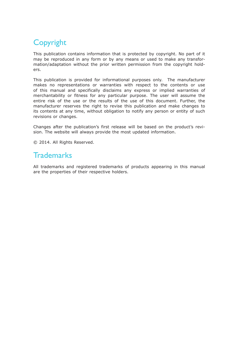 Copyright, Trademarks | DFI CR100-CRM User Manual | Page 2 / 177