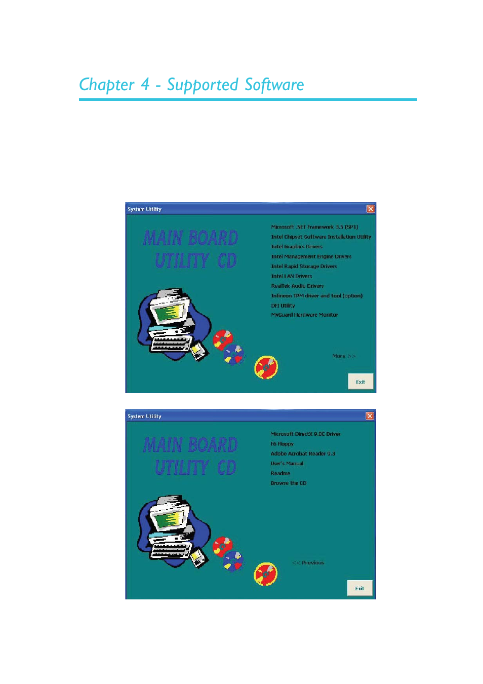 Chapter 4 - supported software | DFI CR100-CRM User Manual | Page 93 / 177